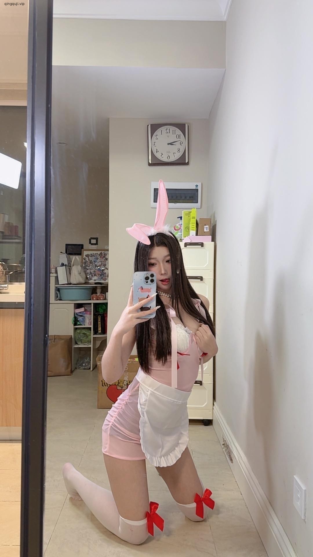 田喵喵 - 粉色兔儿女仆 第4张图片
