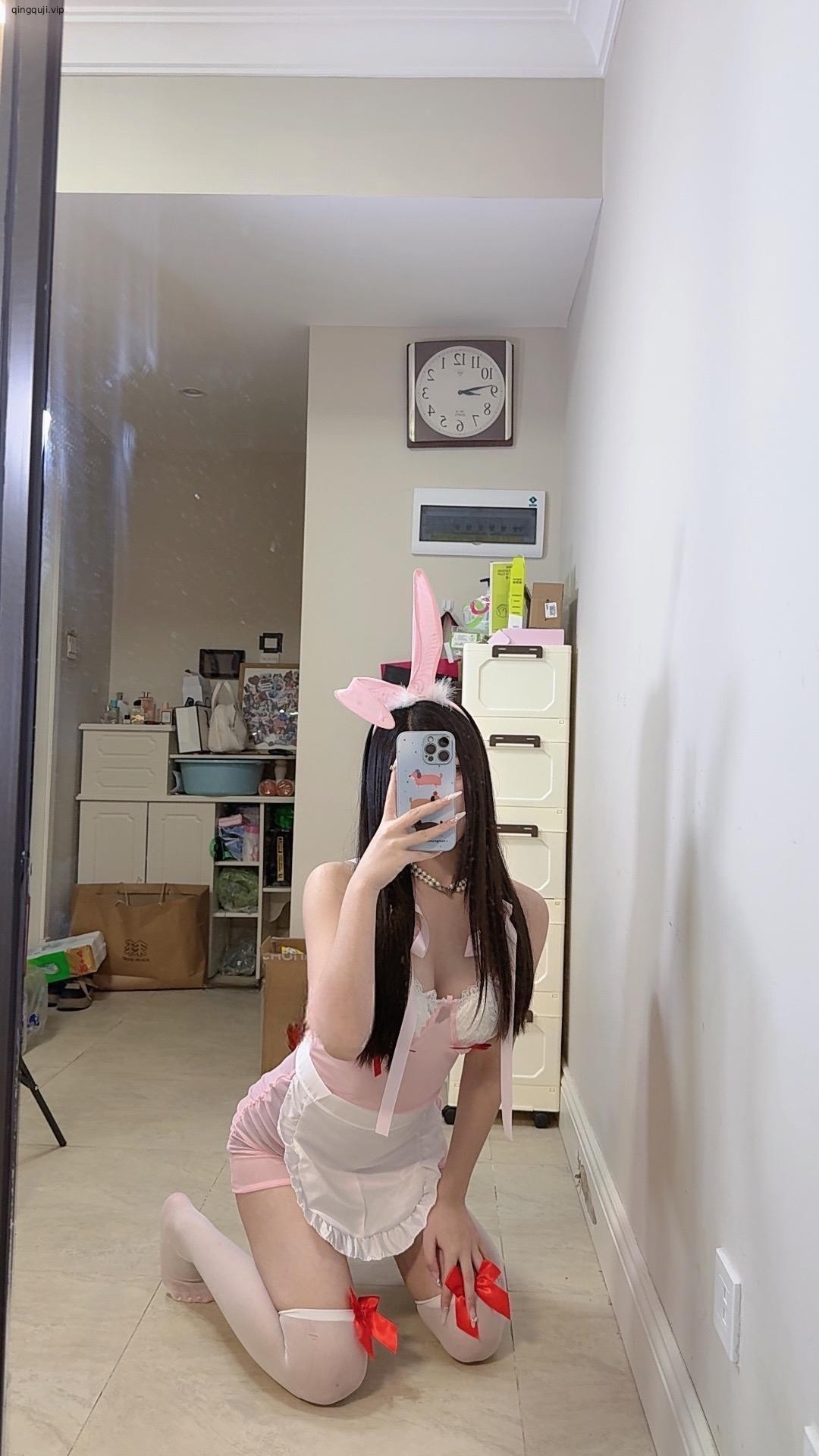 田喵喵 - 粉色兔儿女仆 第3张图片