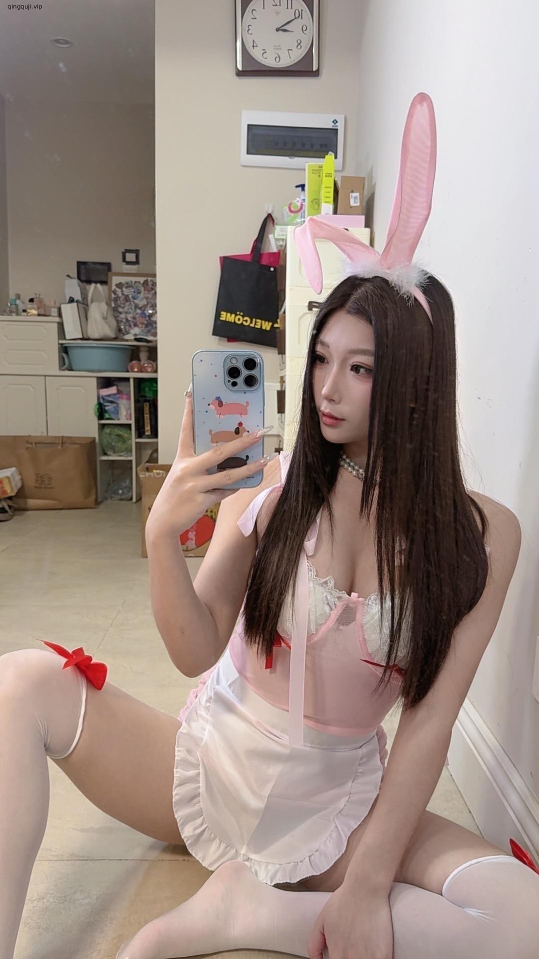 田喵喵 - 粉色兔儿女仆 第8张图片