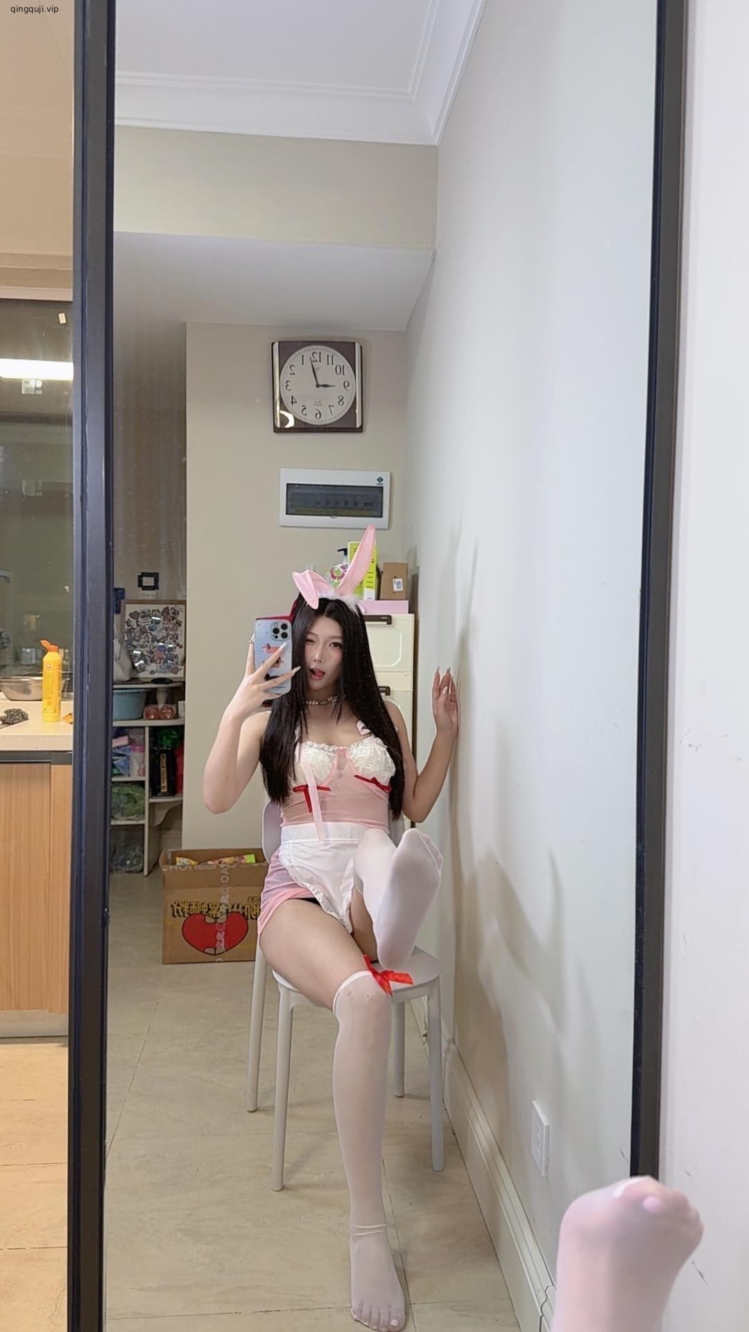 田喵喵 - 粉色兔儿女仆 第14张图片