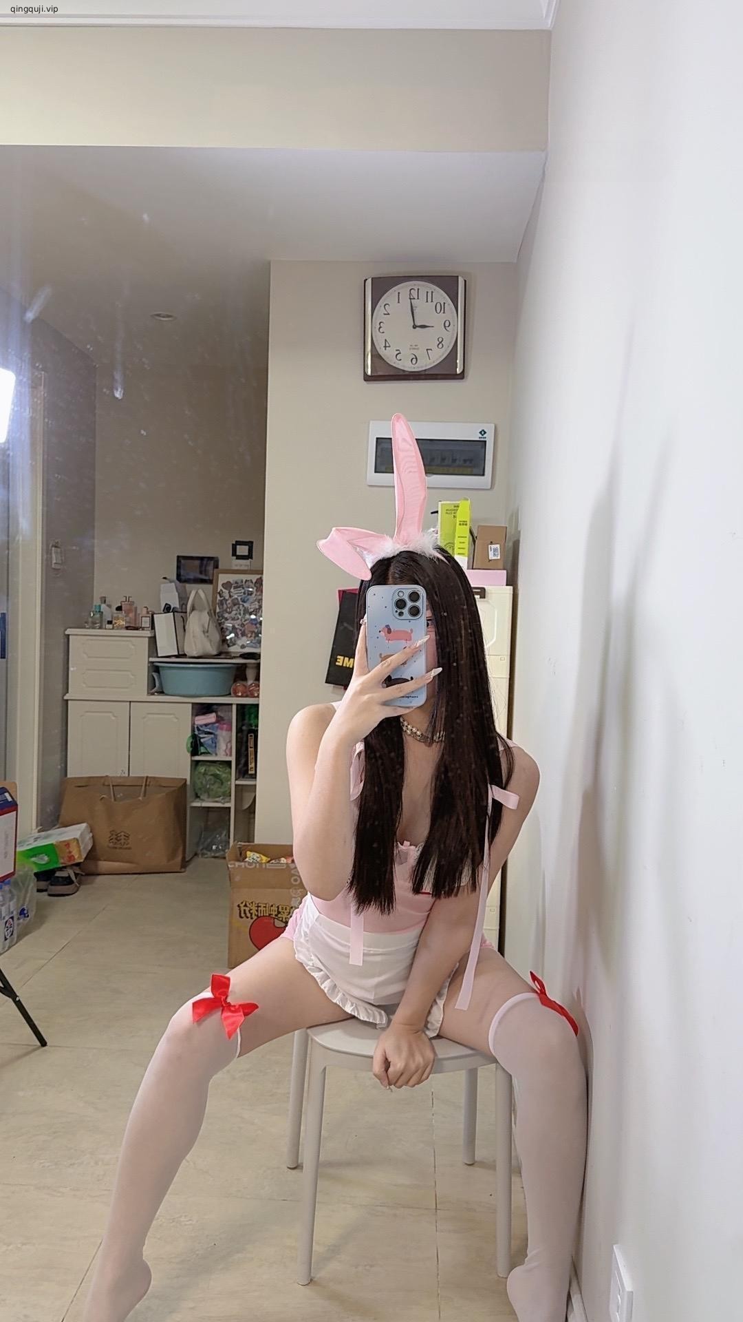 田喵喵 - 粉色兔儿女仆 第13张图片
