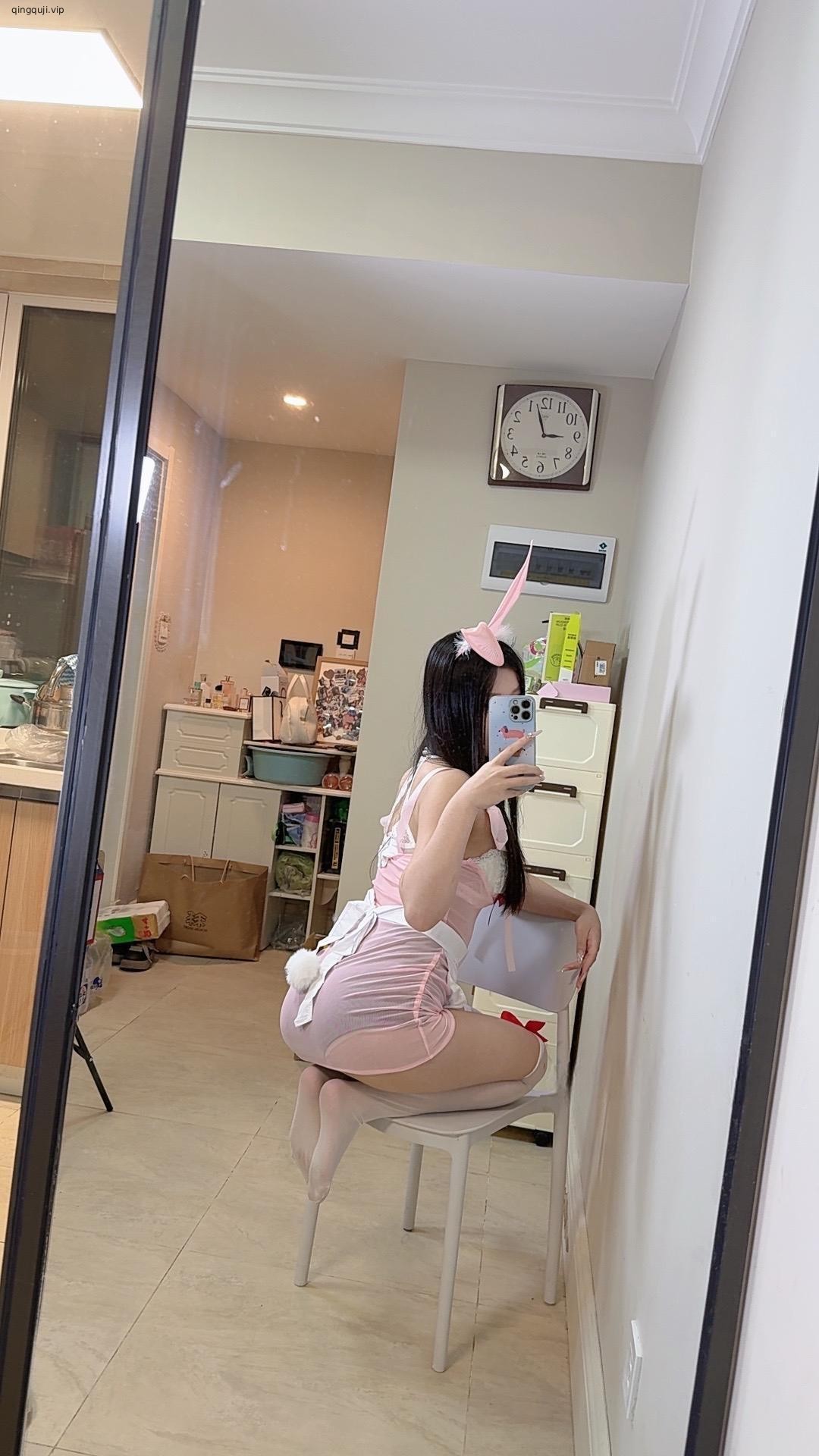田喵喵 - 粉色兔儿女仆 第16张图片