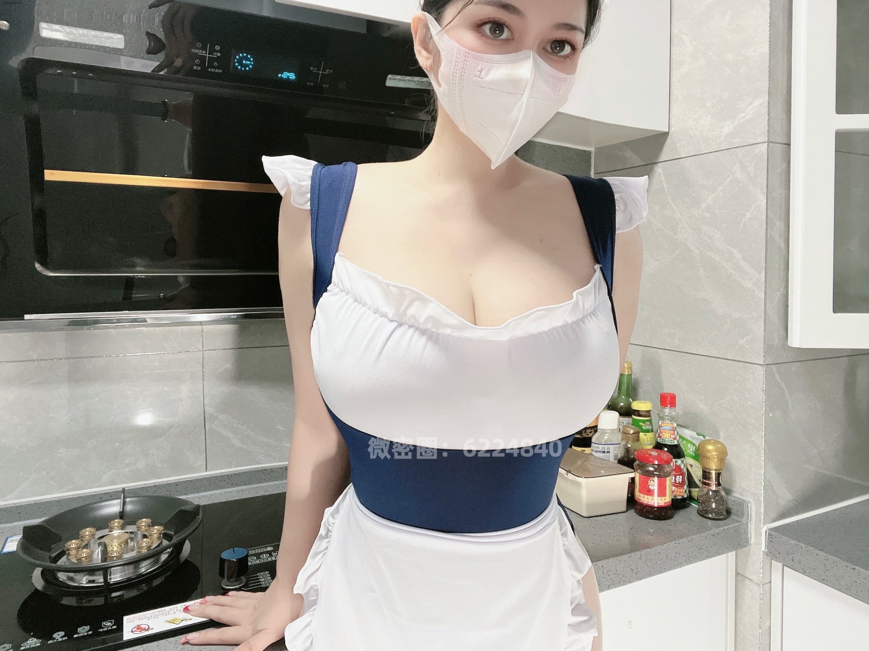 120斤的小王同学 - 白丝女仆 第6张图片