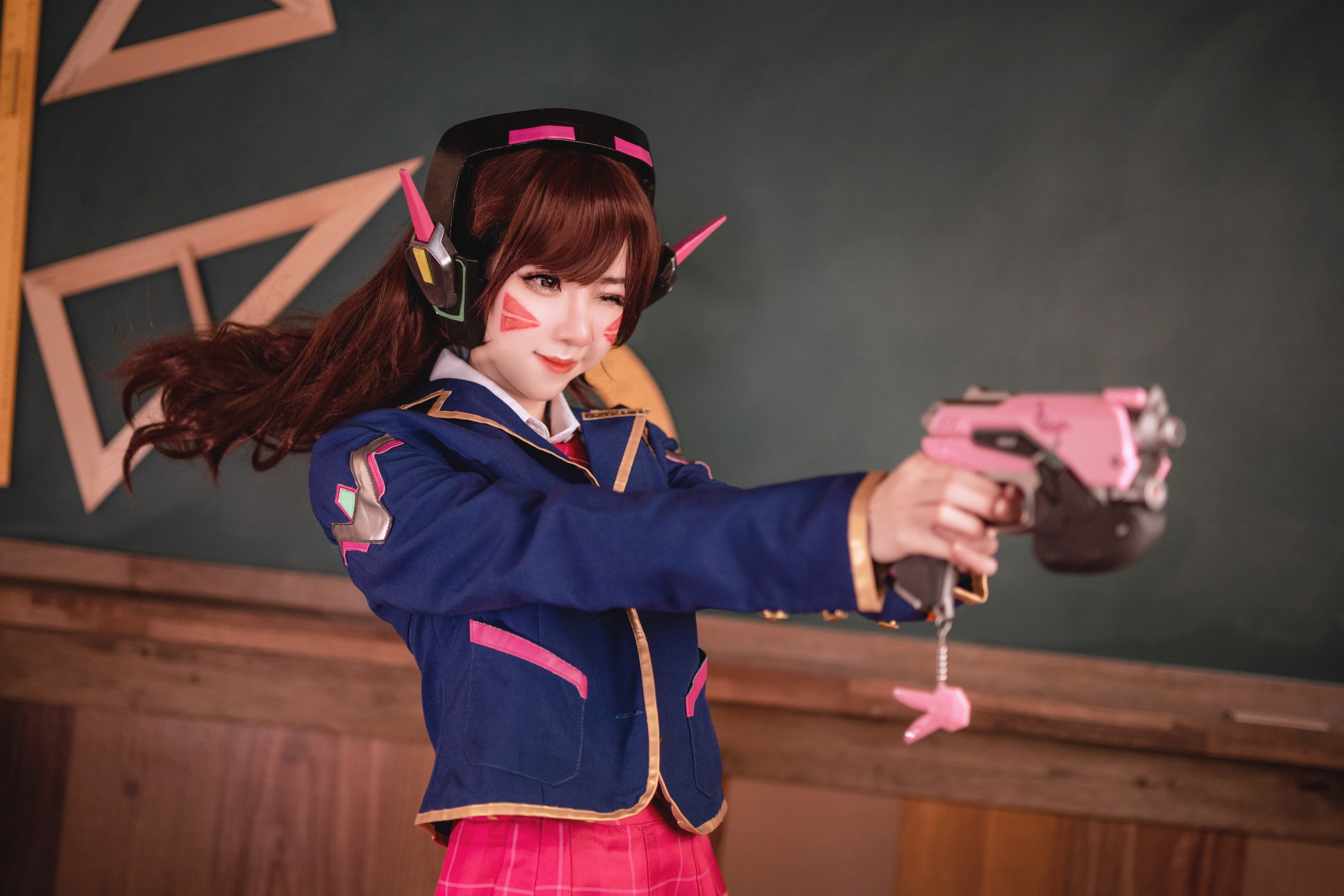 Sally Dorasnow - D.Va School Girl 第9张图片