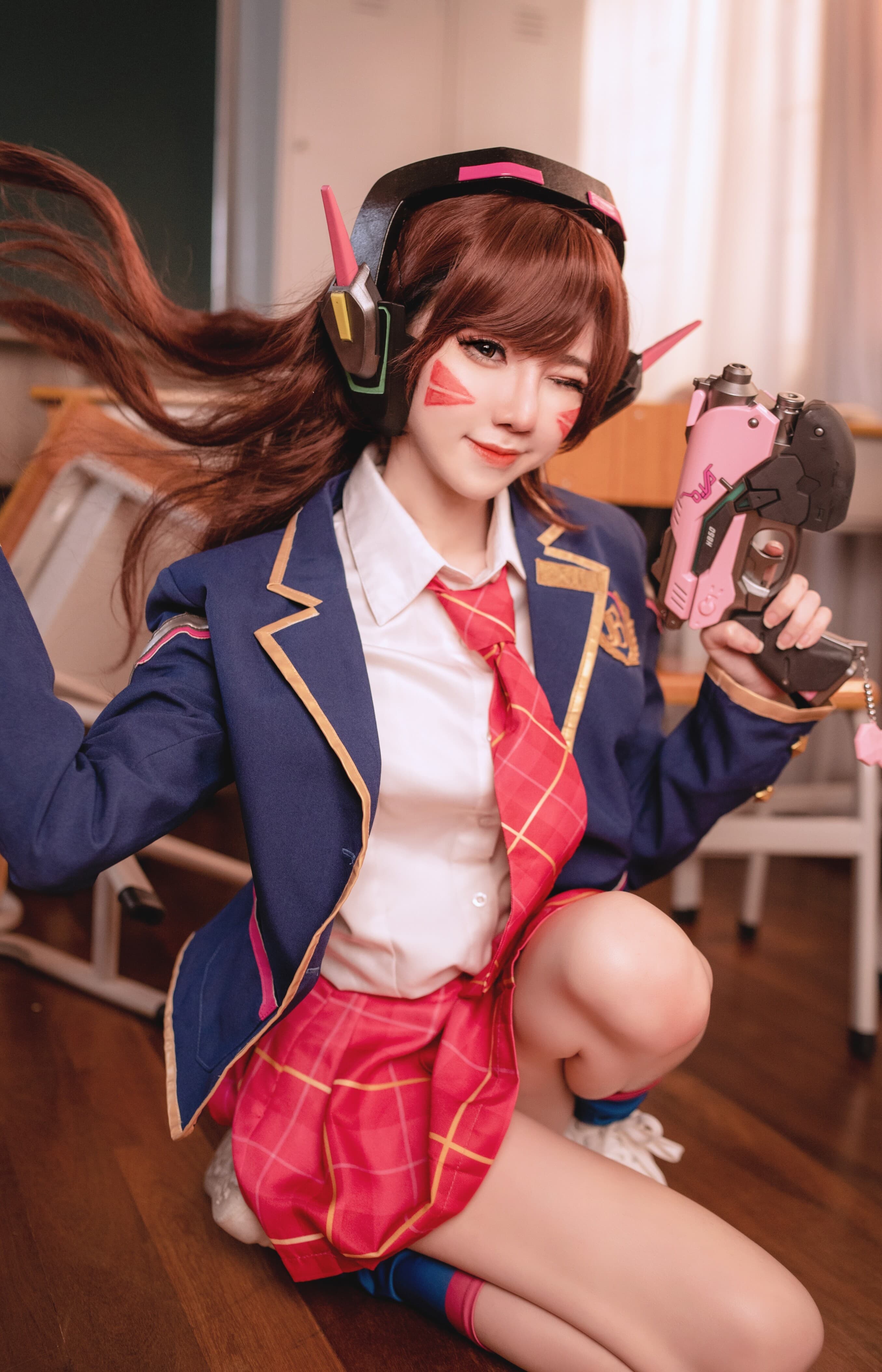 Sally Dorasnow - D.Va School Girl 第13张图片