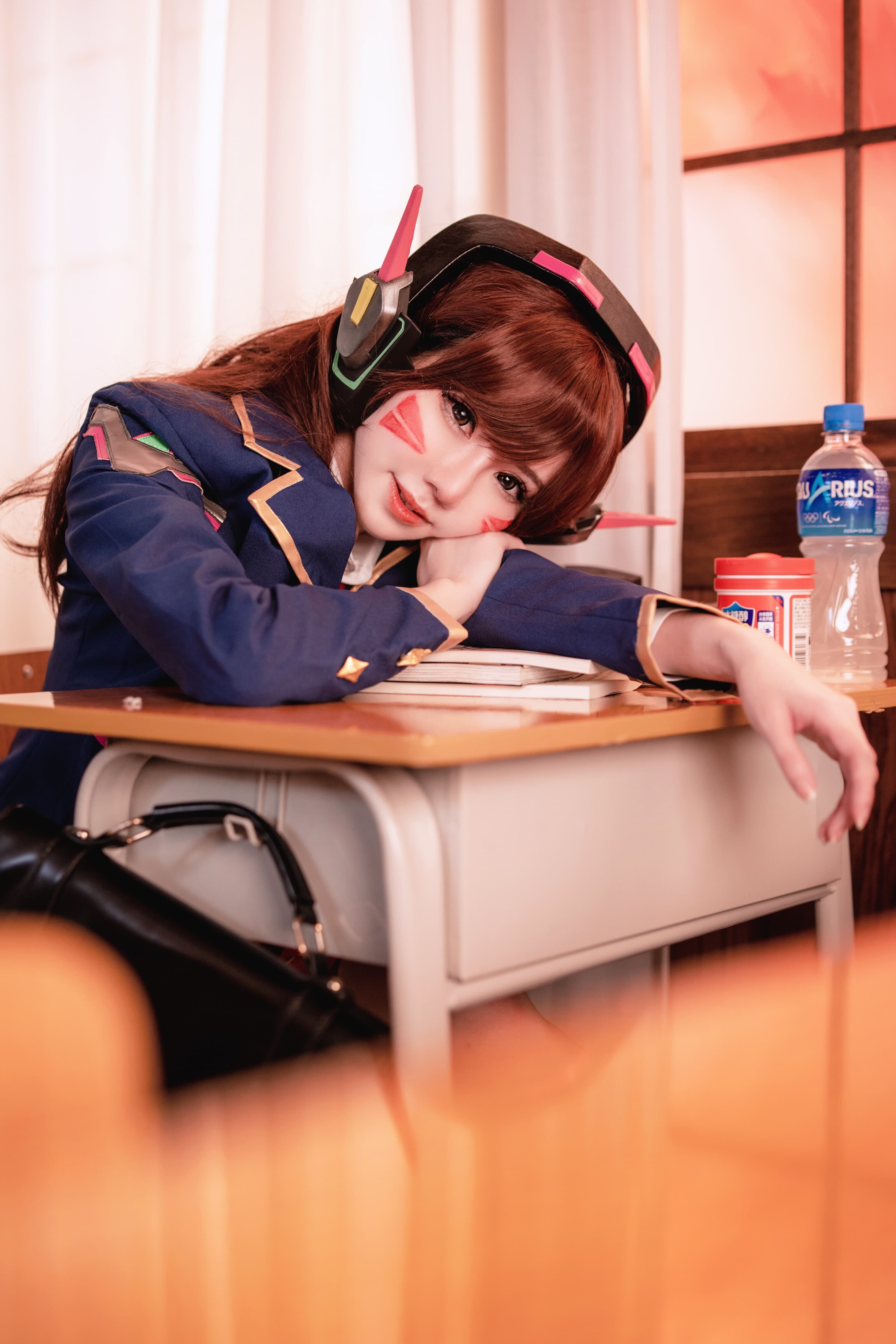 Sally Dorasnow - D.Va School Girl 第16张图片