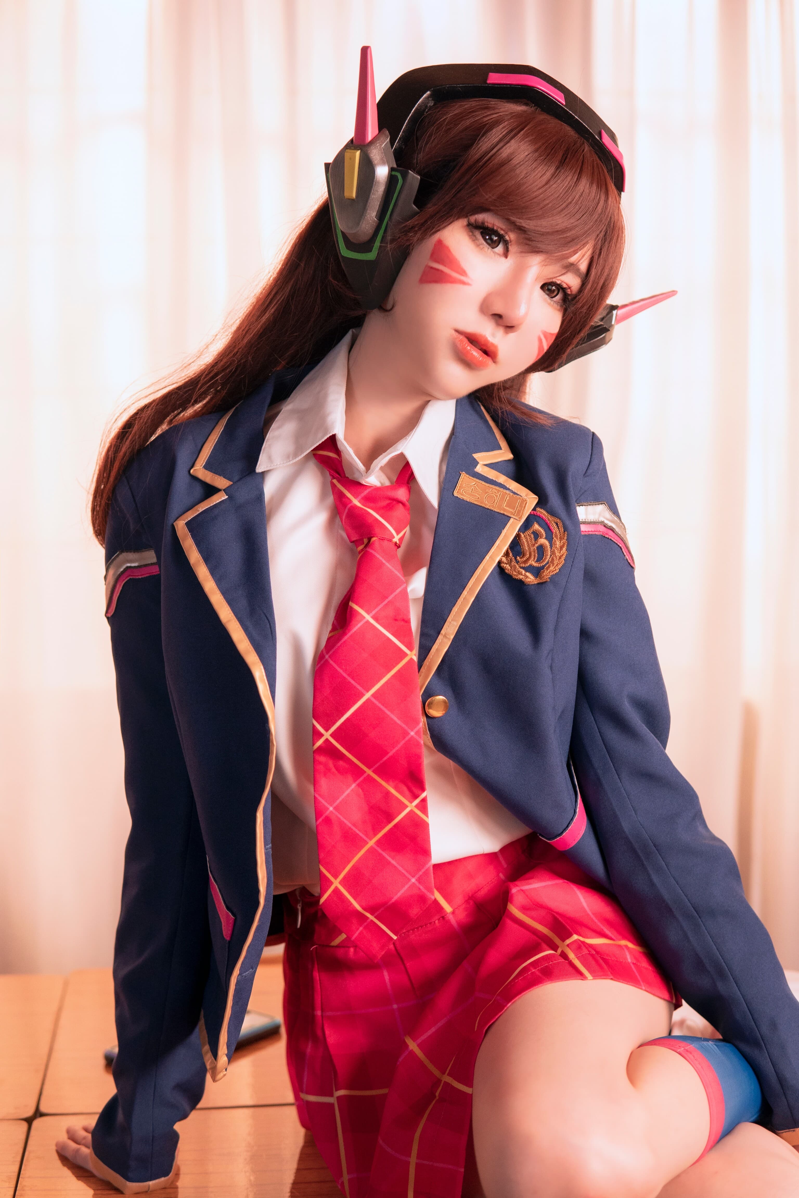 Sally Dorasnow - D.Va School Girl 第19张图片