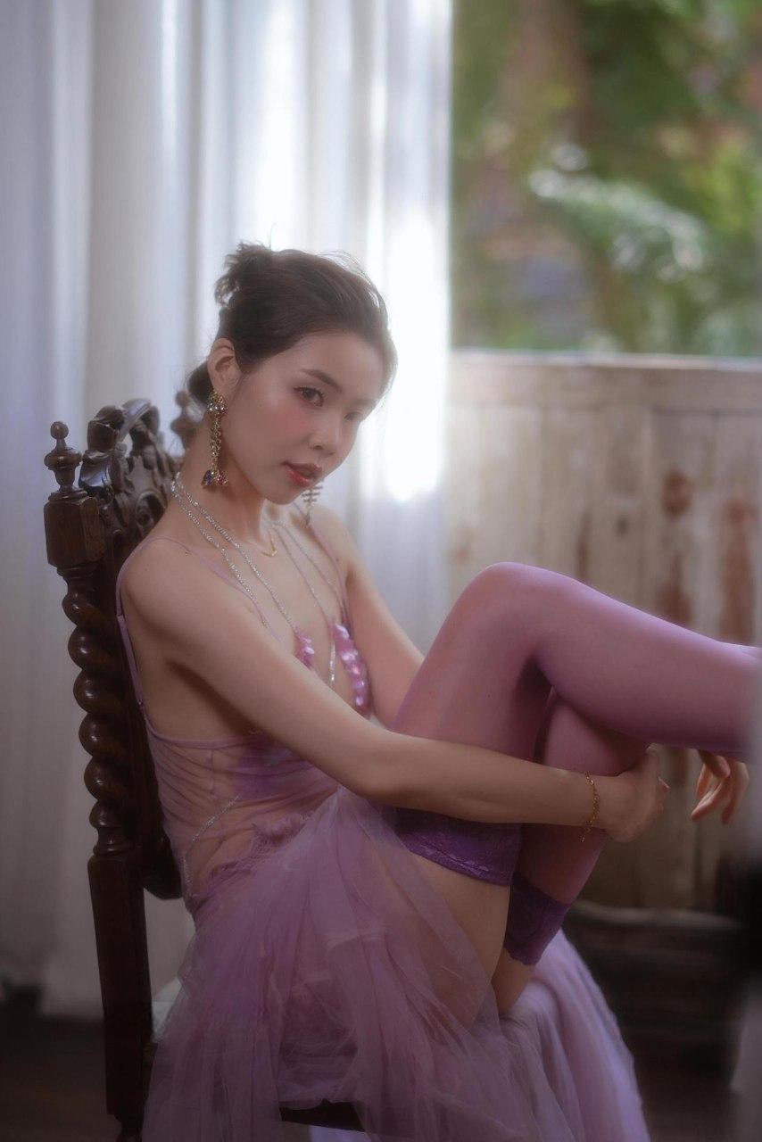 Lumos - 透视紫纱裙 第6张图片