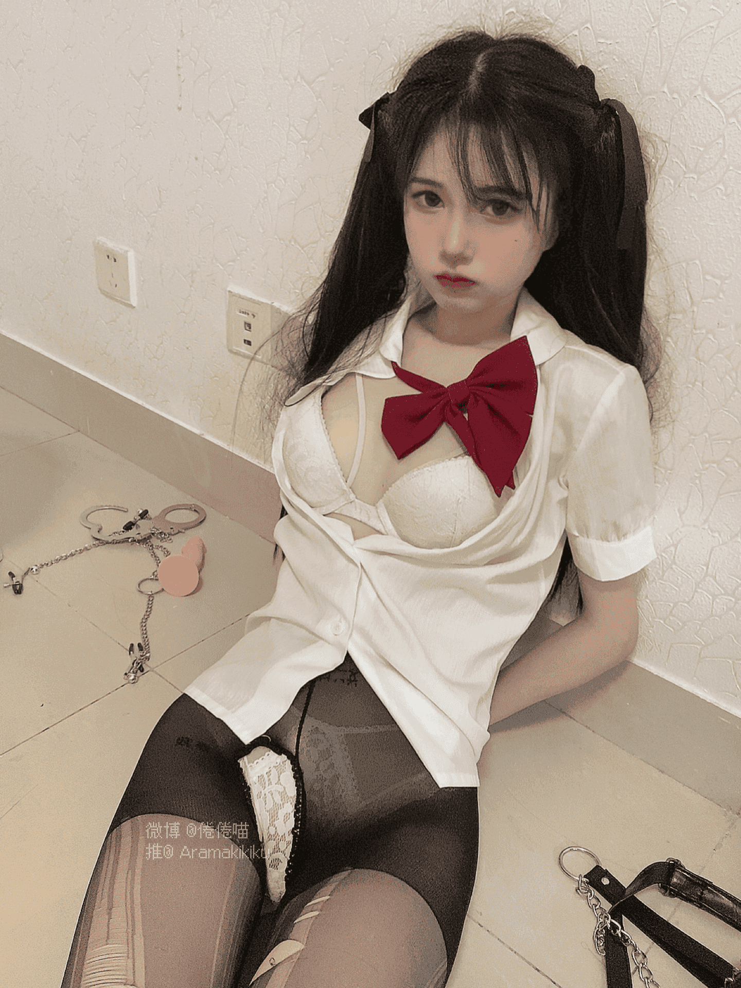 倦倦喵 - 氛围性感jk制服