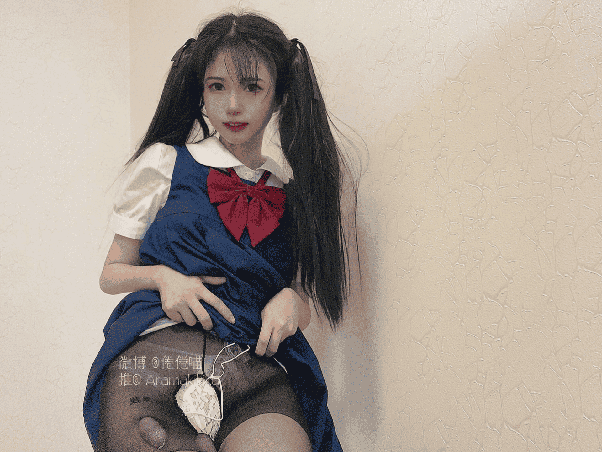 倦倦喵 - 氛围性感jk制服 第34张图片