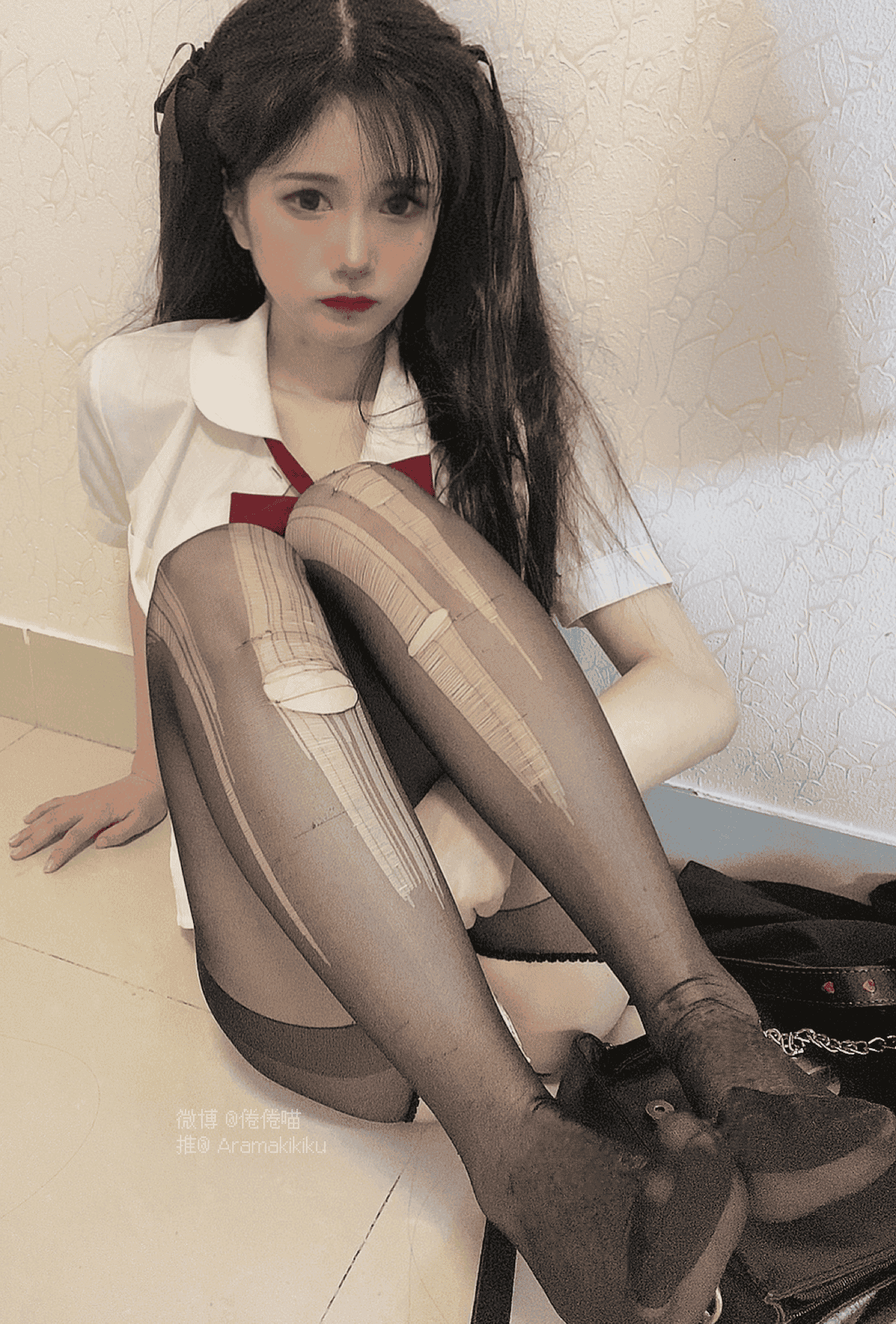 倦倦喵 - 氛围性感jk制服 第42张图片