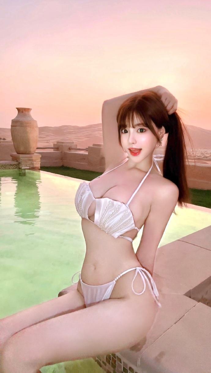 乐安小姨 - 细绳吊带比基尼