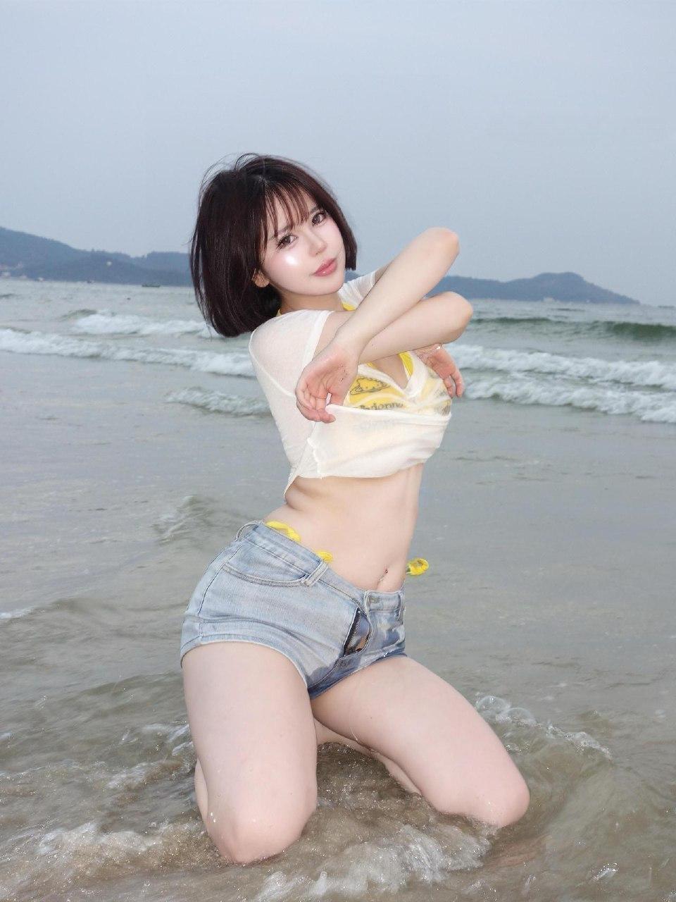 Tina很妖孽呀 - 海边春色 第7张图片