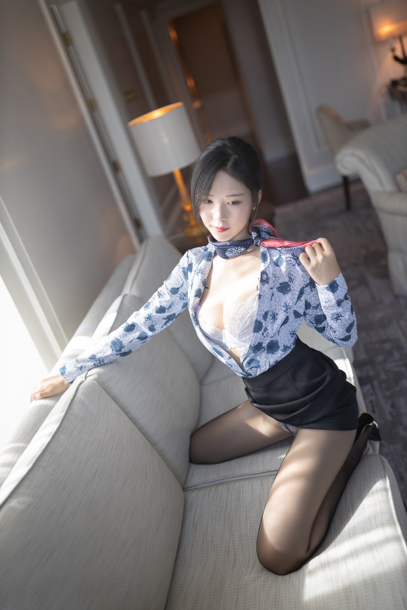 抖娘利世 - 尾随空姐 第11张图片