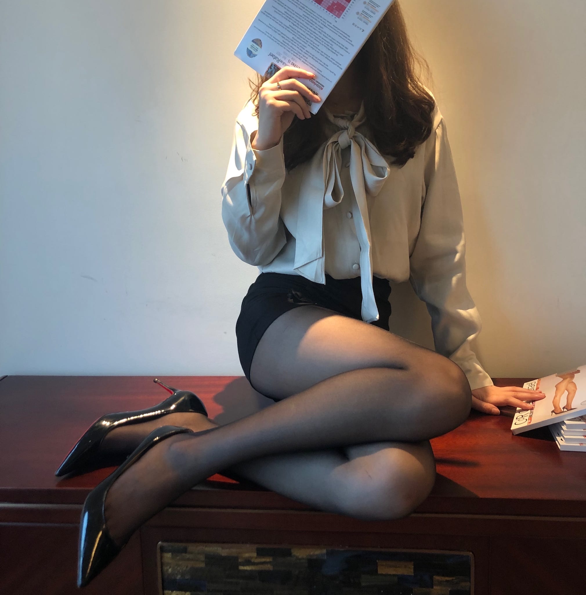 梦里一只喵 - ol黑丝足 第29张图片