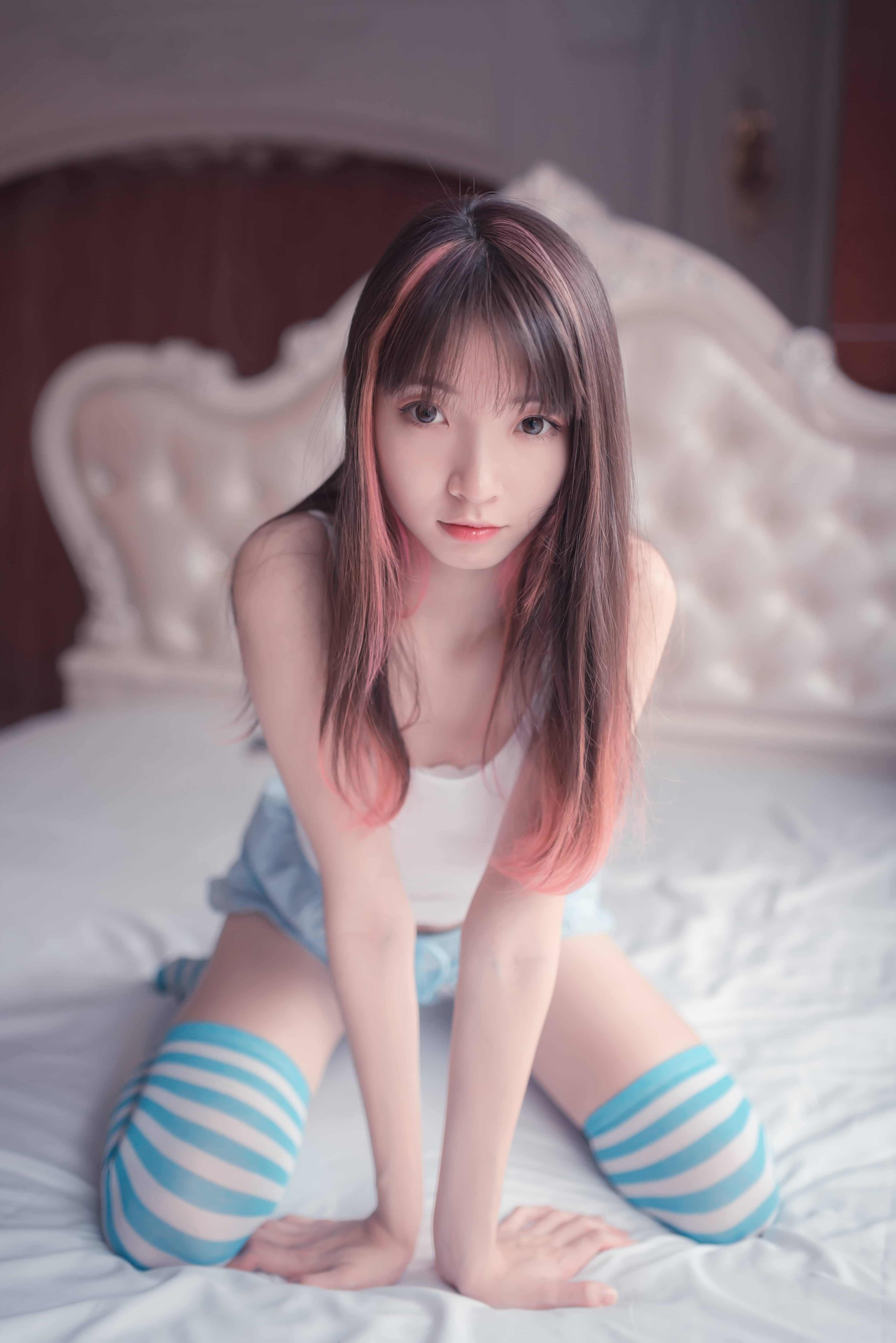 风之领域 - 蓝白条纹丝袜小可爱 第42张图片